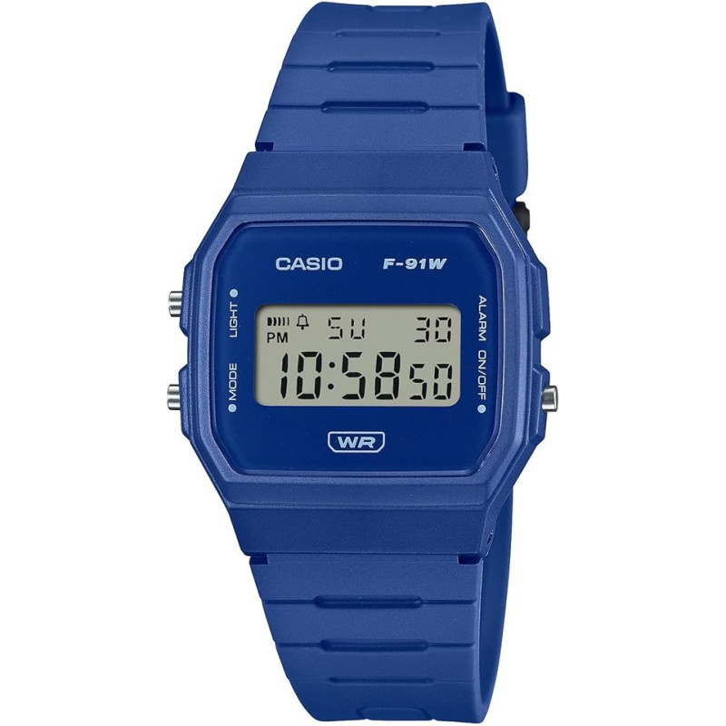 Reloj Casio Digital Azul F-91wb-2a1ef