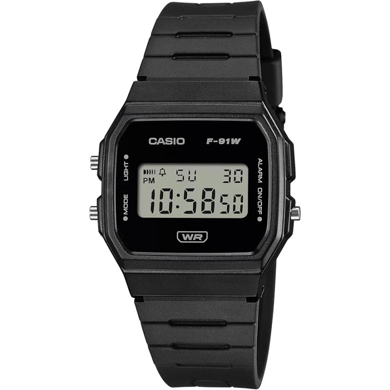Reloj Casio Hombre Digital Negro F-91WB-1AEF