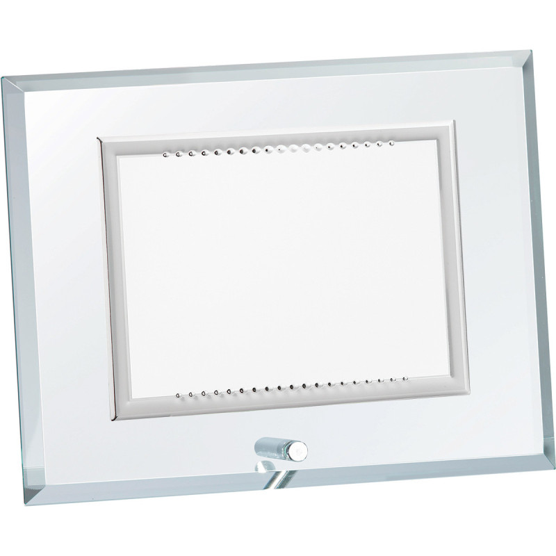 Placa Homenaje Conmemorativa De Cristal 22xh17 Con Estuche