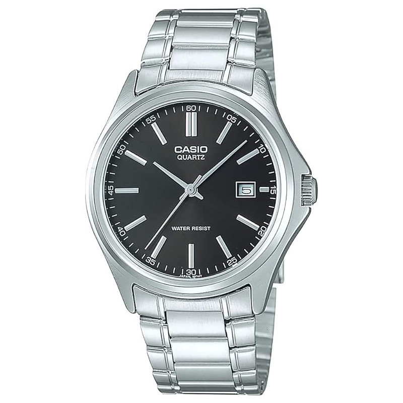 Reloj Casio Hombre Acero Esfera Negra Mtp-1183pa-1aeg