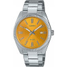 Reloj Casio Collection Acero Color Naranja Mtp-1302pd-9avef, 44,2 mm
