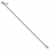 Pulsera Plata Mujer Circonitas Blancas Riviere Fina Novia Joven