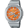 Reloj G-shock Gm-2110d-4aer Hombre Naranja - Con bisel Metálico