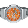 Reloj G-shock Gm-2110d-4aer Hombre Naranja - Con bisel Metálico