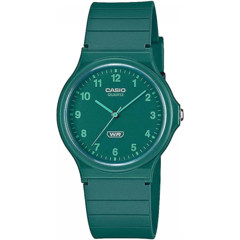 Reloj Casio Analogico Verde Mq-24b-3bef