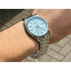 Reloj Casio Collection Acero Color Azul Mtp-1302pe-2avef, 44,2 mm
