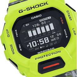 Reloj G-shock Hombre Bluetooth SMART FUNCIÓN MOBILE LINK Gbd-200-9er Verde-Amarillo Fluor
