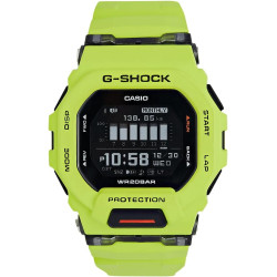 Reloj G-shock Hombre Bluetooth SMART FUNCIÓN MOBILE LINK Gbd-200-9er Verde-Amarillo Fluor