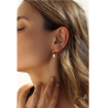 Pendientes Plata Perla Blanca Mujer Colgante
