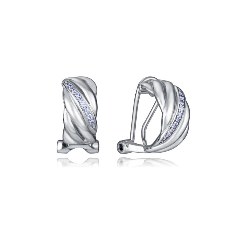 Pendientes Viceroy Plata Mujer con baño de rodio con circonitas 2329e000-30