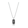 Colgante Viceroy Acero Placa Cruz 14217c01000
