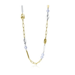 Collar Viceroy Acero Y Perla Mujer 75372c01019