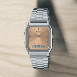 Reloj Casio Analogico y digital Aq-230a-4amqyes