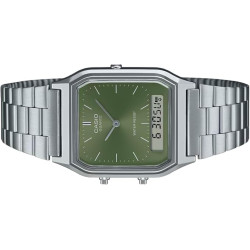 Reloj Casio AQ-230A-3AMQYES Dorado · Analógico + Digital · Vintage Unisex