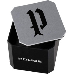 Reloj Police Hombre Burbank Multifunción Dorado Esfera Negra PEWGC0054001