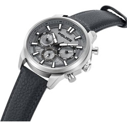Reloj Police Hombre Rangy Grey Dial Grey Leather Pewjf0021001