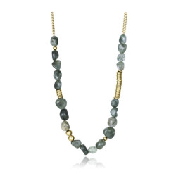 Collar Viceroy Acero Y Piedras Naturales 15156c090 Mujer Dorado