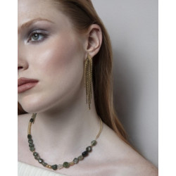 Collar Viceroy Acero Y Piedras Naturales 15156c090 Mujer Dorado