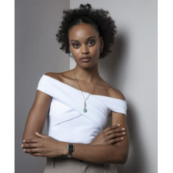 Collar Viceroy Acero Y Piedra Nat 14194c01012