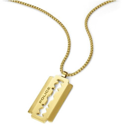 Colllar Police Hombre Cuchilla Dorada Razorblade Peagn0005503