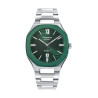 Reloj Viceroy Hombre colección Laura Escanes caja de acero con bisel de cerámica Ip verde con cristal zafiro 45011-63