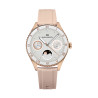 Reloj Smart Mark Maddox de metal Ip rosa con correa silicona rosa Ms2001-70