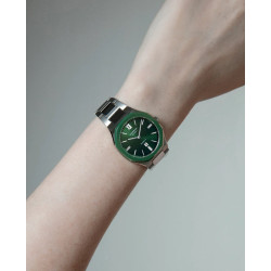 Reloj Viceroy Mujer Reloj colección Laura Escanes acero con bisel de ceramica verde con cristal zafiro 10 atm 45002-63