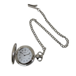 Reloj Bolsillo Acero Minister Liso 007811 42 mm