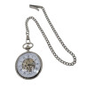 Reloj Minister Bolsillo Mecanico cuerda Romanos 47 mm