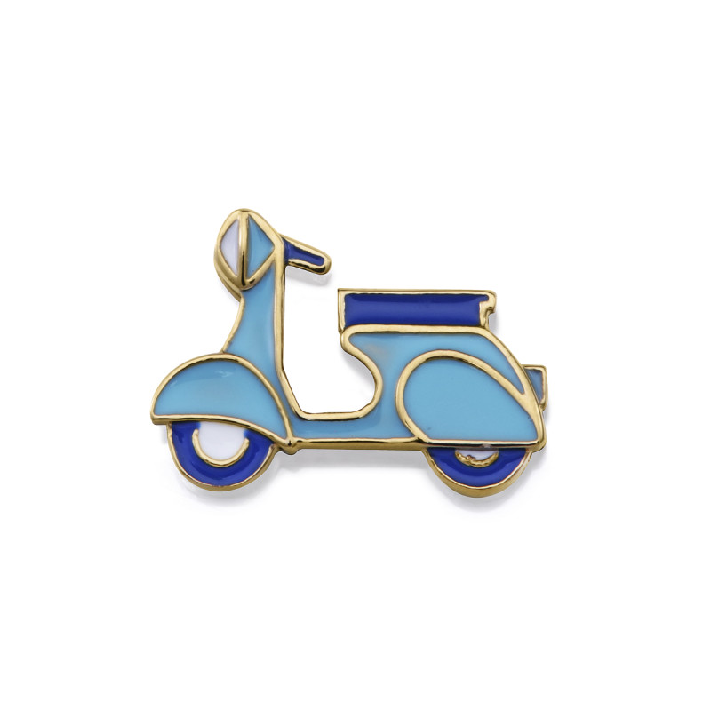 Motivo Viceroy Acero Y Esmalte Moto Clasica 14251m01012 Para Pulsera de 9,5 mm de Ancho