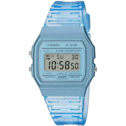 Correa Casio Azul Transparente 10605128 Para Casio F-91WS