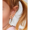 Pendientes Niña Plata Marea D03401/ai