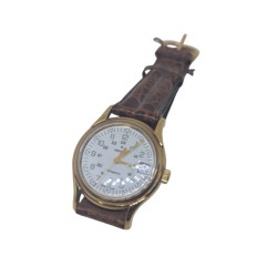 Reloj Junghans Automático Clasic Correa Marrón Unisex 34 mm ***OUTLET***