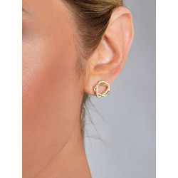 Pendientes Marea Jewels Plata Dorado D03201/bd