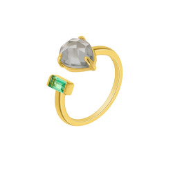 Anillo Mujer Plata de 1 Ley...