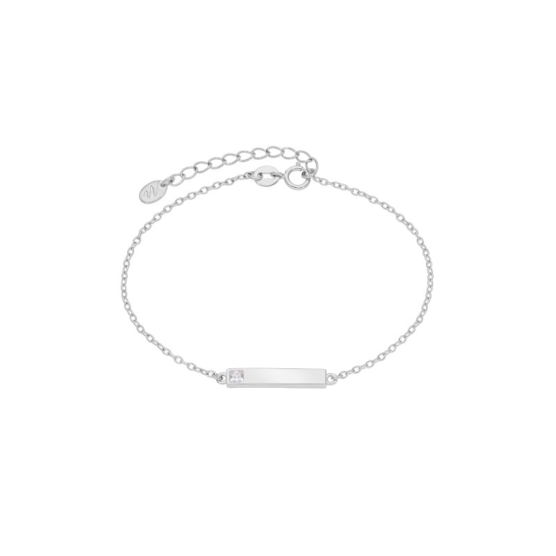 Pulsera Barrita con Circonita Mujer Plata Marea D03803/aa