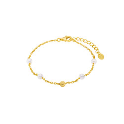 Pulsera Perlas Marea Plata Dorada D03203/ah