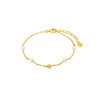 Pulsera Perlas Marea Plata Dorada D03203/ah