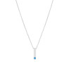 Collar Barrita Con Circonita Marea Mujer Plata D03807/ae