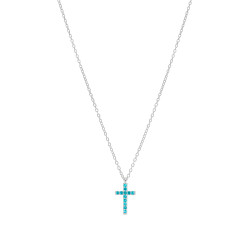 Collar Cruz con Circonitas...