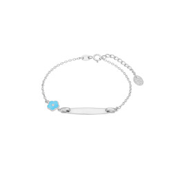 Pulsera Plaquita Flor...