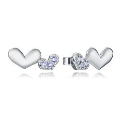 Pendientes Mujer Plata Corazones Viceroy Rodio Brillo 9146e000-30