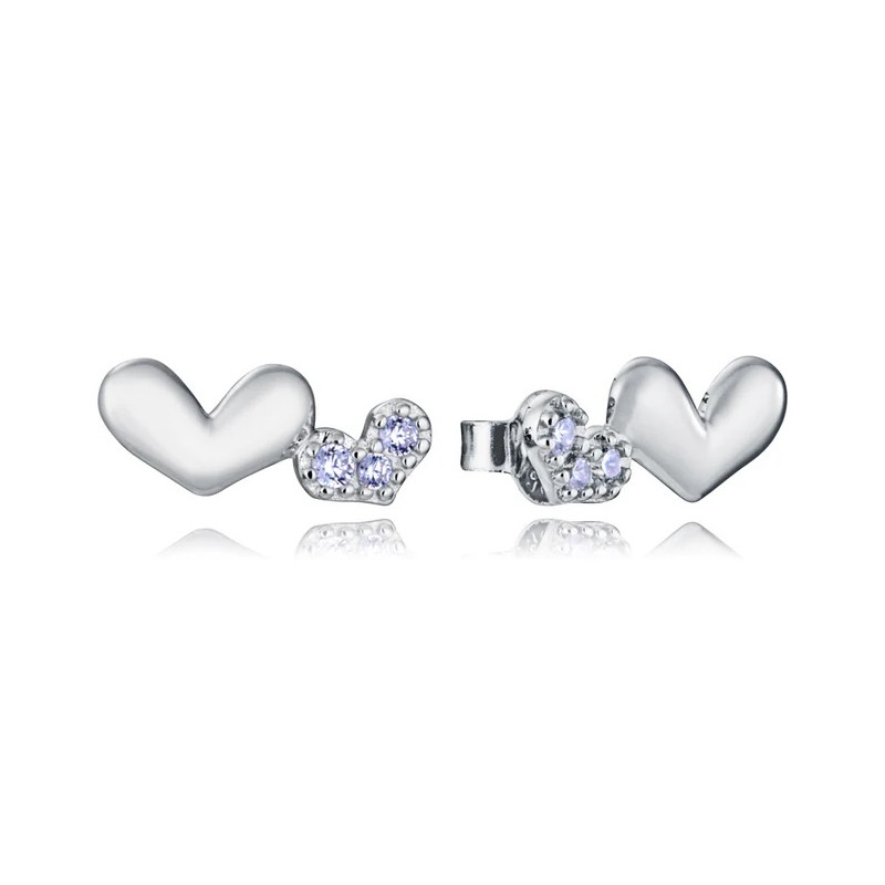 Pendientes Mujer Plata Corazones Viceroy Rodio Brillo 9146e000-30