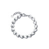 Pulsera de acero de eslabones con forma de corazones Viceroy Mujer14269p01000