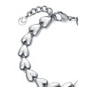 Pulsera de acero de eslabones con forma de corazones Viceroy Mujer14269p01000