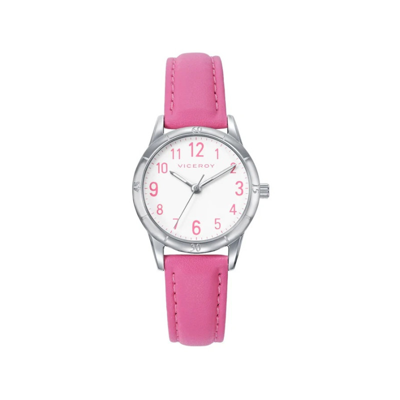 Reloj Niña Viceroy Correa Piel Rosa Con Pulsera de regalo 401278-04