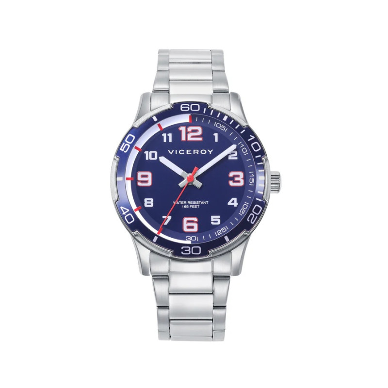 Reloj Niño Viceroy Acero Esfera Azul con pulsera de regalo 401417-34