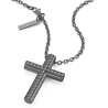 Collar Police Cruz Acero Pegn0001402