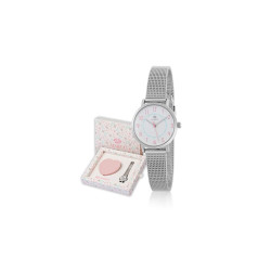 Reloj Niña Marea Acero con Bolsito de Mano de regalo B41380/21