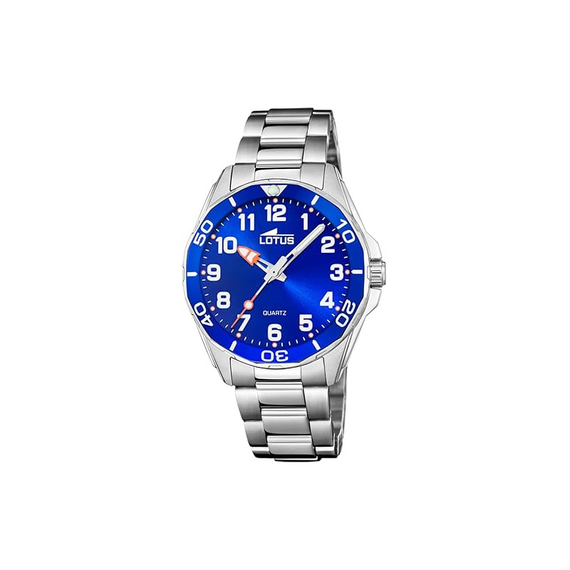 Reloj Lotus Niño Acero Azul Esfera Azul con números 18860/1